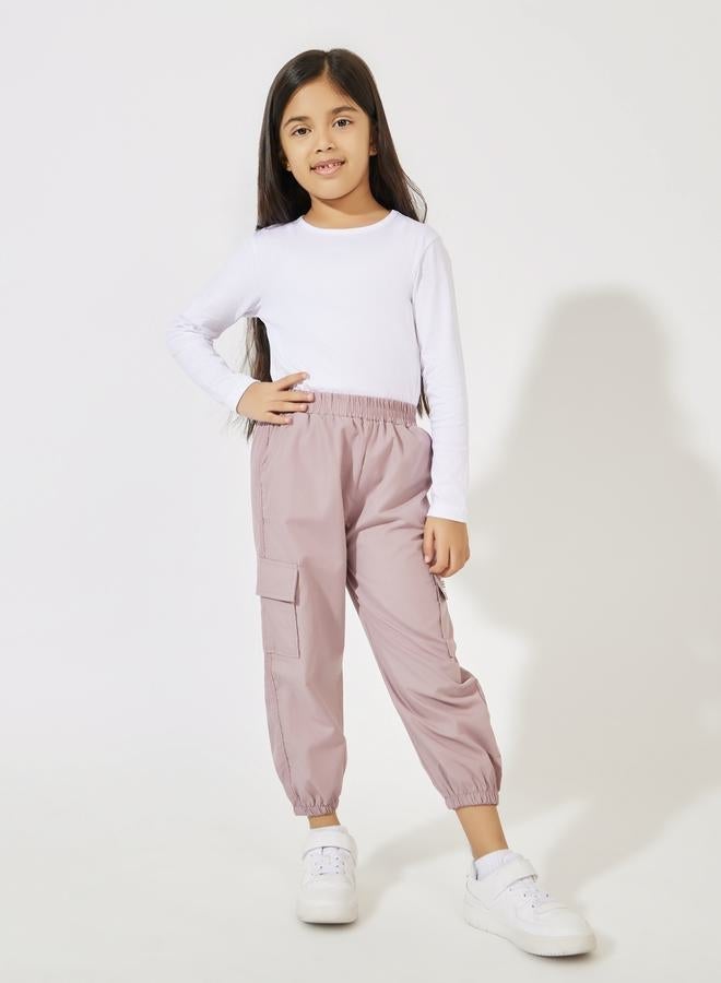 ستايلي تيشيرت اساسي سادة بأكمام طويلة - Image 2